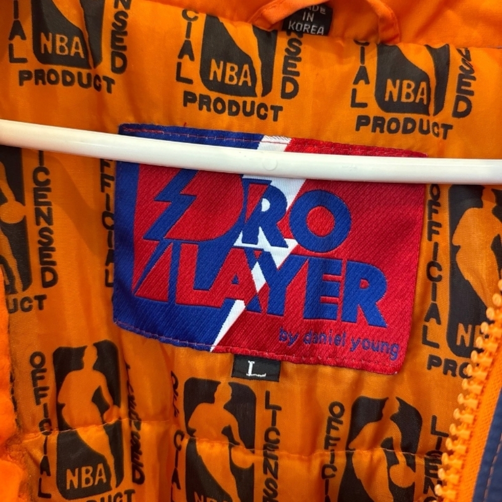 Pro Player Blue and Orange Varsity Jacket - Picture 9 of 9